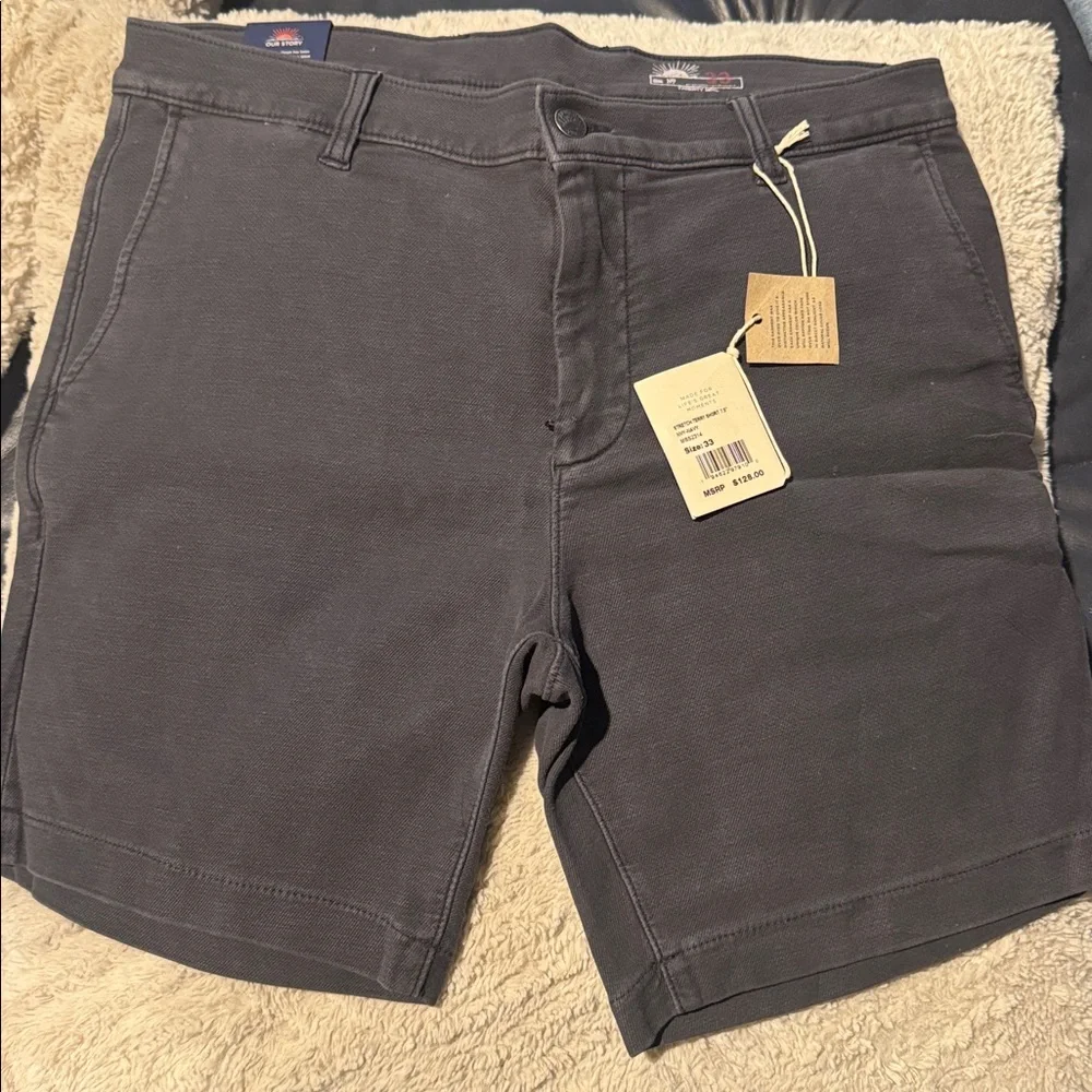 NWT Faherty 7.5” Stretch Terry Shorts in Navy